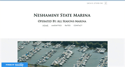 Desktop Screenshot of neshaminystatemarina.com